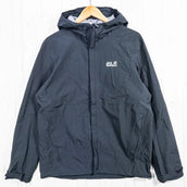 【Men's S ブラック系】 Jackwolfskin ( ジャックウルフスキン ) テキサポール レインシェル ジャケット Texapore RainShell Jacket ポリエステル ウェア トップス アウター ジャケット レインシェル z00053110