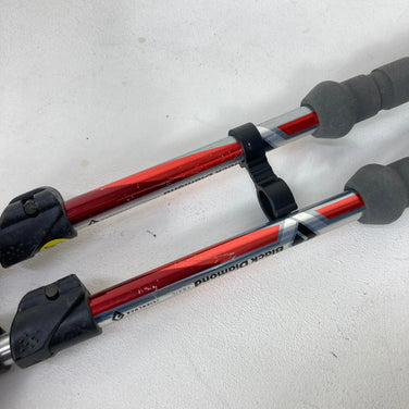 【125cm レッド系】 Black Diamond ( ブラックダイヤモンド ) トレイル フリックロック Trail Flick Lock アルミ ポール ストック トレッキングポール z00060395  トレッキングポール ポール ストック