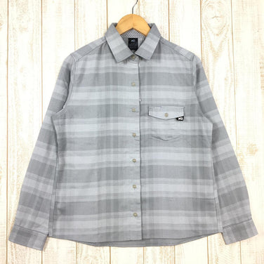 【Women's M グレー系】 Millet ( ミレー ) レディース クータイ サーモ シャツ ロングスリーブ Ld Kuhtai Thermo Shirt Ls フランネル シャツ ネルシャツ MIV01639 Women's コットン ロングスリーブシャツ - 【公式】2ndGEAR（セカンドギア）Webショップ【登山用品・アウトドア用品専門 買取販売店】