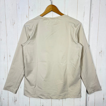 【Women's S グレー系】 Houdini ( フーディニ ) ウィメンズ カバー クルー W's Cover Crew 158694 FOGGY MOUNTAIN z00055969 FOGGY MOUNTAIN 化繊 ロングスリーブTシャツ クルーネック イ - 0
