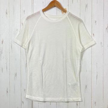 【Unisex M ホワイト系】 Yamatomichi ( 山と道 ) DF メッシュ メリノ ティーシャツ DF Mesh Merino T-Shirt Off White メリノウール ウェア トップス インナー シャツ ショートスリーブTシャツ クルーネック