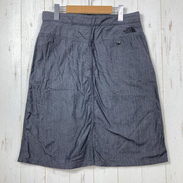 【Women's L Gray】 The North Face NYLON DENIM FIELD SKIRT Nylon Wear Bottoms Skirt z00055431 Skirt Bottoms Wear