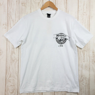 【Men's M ホワイト系】 Marmot ( マーモット ) マーモッツティー Marmots-T ポリエステル TSSMC407 Asian Men's コットン ショートスリーブTシャツ クルーネック インナー シャツ トップス ウェア - 【公式】2ndGEAR（セカンドギア）Webショップ【登山用品・アウトドア用品専門 買取販売店】