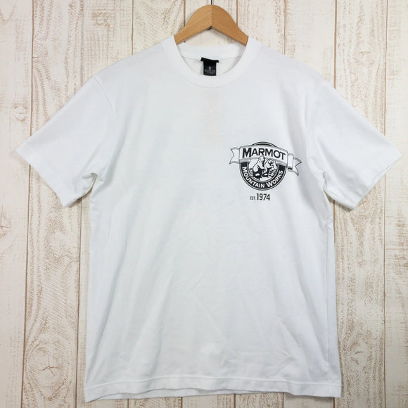 【Men's M ホワイト系】 Marmot ( マーモット ) マーモッツティー Marmots-T ポリエステル TSSMC407 Asian Men's コットン ショートスリーブTシャツ クルーネック インナー シャツ トップス ウェア - 【公式】2ndGEAR（セカンドギア）Webショップ【登山用品・アウトドア用品専門 買取販売店】