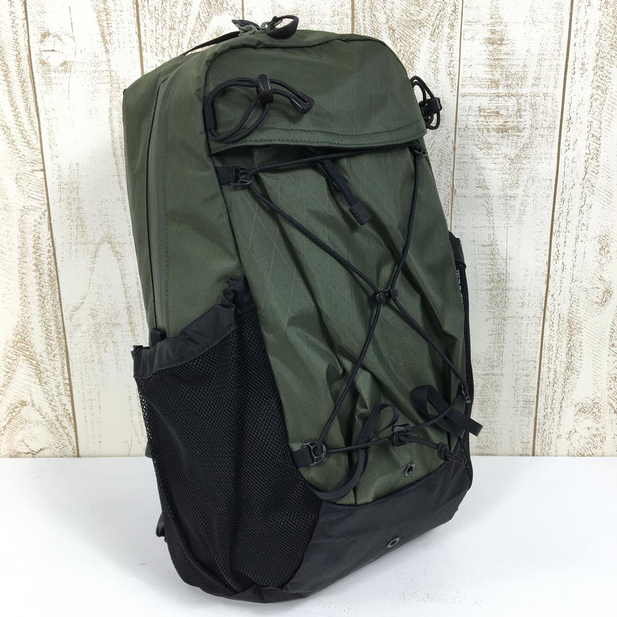 [OneSize 绿色] Ridge Mountain Gear 一英里 16L 背包背包深橄榄色背包容量 [~29L] 背包袋存储