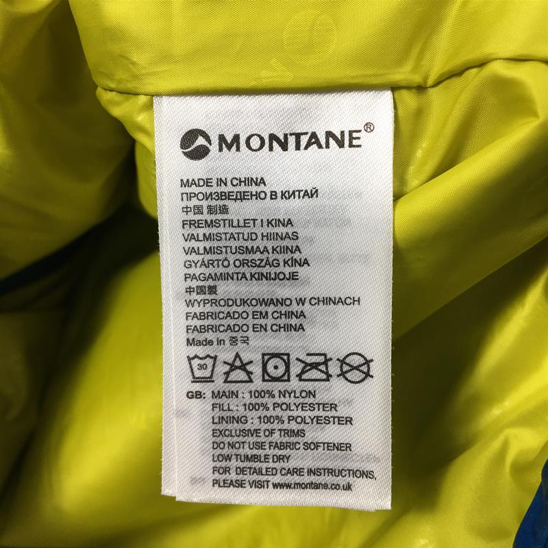 【男款S蓝】Montane Prism Jacket Primaloft Insulation Hoody International 男士电蓝色合成绝缘外套