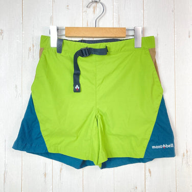 【Women's XS グリーン系】 Montbell ( モンベル ) キャニオン ショーツ Canyon Shorts ナイロン ウェア ボトムス ショーツ ショートパンツ ソフトシェル z00056402  ソフトシェル ショーツ ショートパンツ ボトムス ウェア