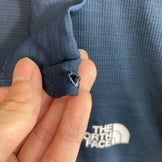 【Men's S ネイビー系】 The North Face ( ザ・ノースフェイス ) ロングスリーブ フラッシュドライ スリー ディー ジップアップ Long Sleeve FlashDry 3D Zip Up ポリエステル ウェア トップス インナー シャツ