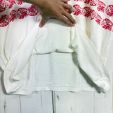 【Men's L ホワイト系】 1997 Patagonia ( パタゴニア ) オーガニックコットン ボタニカルプリントTシャツ Organic Cotton Botanical Print T-Shirt 生産終了モデル 入手困難 黒タグ オーガニックコットン