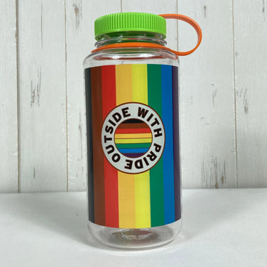 【均码 红色】REI（户外用品公司）Nalgene 1000ml 水瓶，罕见彩虹色，硬壳水瓶 z00054332