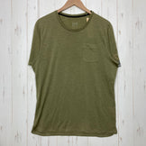 【Unisex L グリーン系】 Atelier Blue Bottle ( アトリエブルーボトル ) ハイカーズ Tシャツ Hiker's T-shirts Sn Supernatural コラボ ウール ウェア トップス インナー シャツ ショートスリーブTシャツ