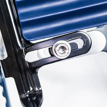 Montbell Snow Spike 6 QuickFit 黑色冰爪（L 码，海军蓝） - 轻量级冬季冰爪 (z00053415)