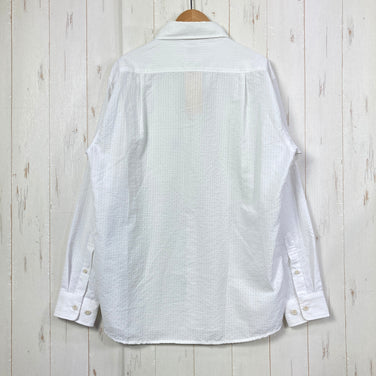 【Men's S ホワイト系】 Montbell ( モンベル ) WIC.ドライタッチ ロングスリーブシャツ Men's WIC. Dry-Touch Long Sleeve Shirt Men's ボタンダウン UVカット ポリエステル ウェア トップス インナ
