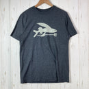 【Men's M グレー系】 2015 Patagonia ( パタゴニア ) フライング フィッシュ ティー Flying Fish Tee			 オーガニックコットン ウェア トップス インナー シャツ ショートスリーブTシャツ クルーネック コットン z00-1
