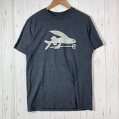 【Men's M グレー系】 2015 Patagonia ( パタゴニア ) フライング フィッシュ ティー Flying Fish Tee			 オーガニックコットン ウェア トップス インナー シャツ ショートスリーブTシャツ クルーネック コットン z00