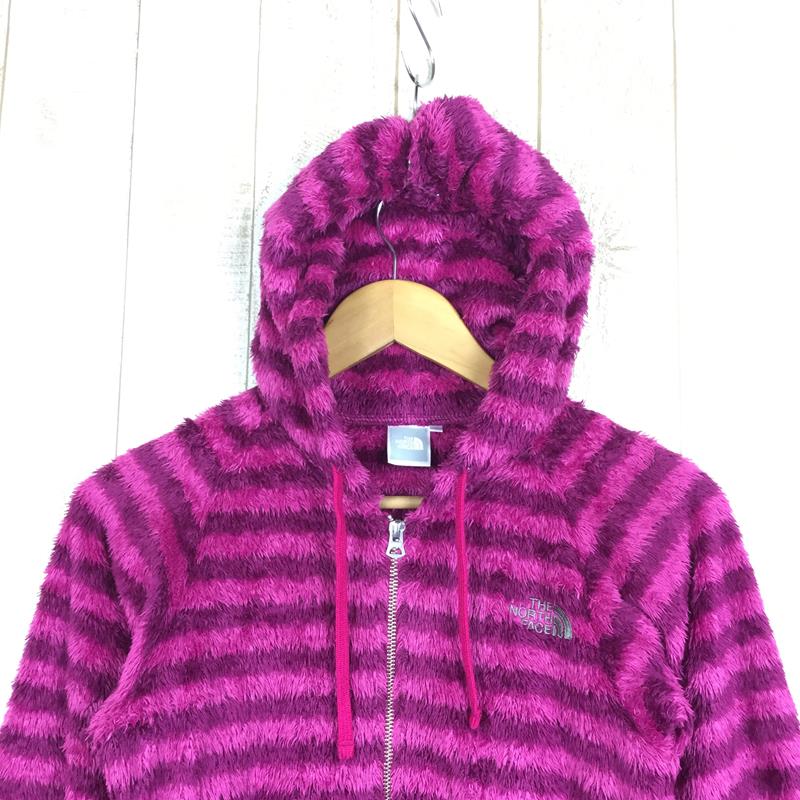 【Women's M パープル系】 The North Face ( ザ・ノースフェイス ) ダブルジップ ボンバー フーディ フリース パーカー NAW71306 Asian Women's  フリース アウター ジャケット トップス ウェア