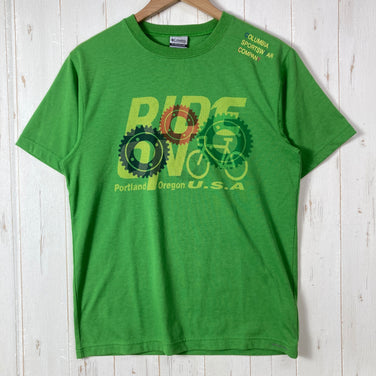 【Men's M グリーン系】 Columbia ( コロンビア ) プログレス ティー シャツ Progress T shirt オーガニックコットン ウェア トップス インナー シャツ ショートスリーブTシャツ クルーネック コットン z00059874  コッ