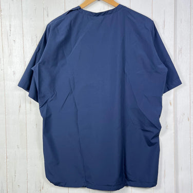 Unisex M Blue Houdini Weather Tee 159784 Bucket Blue z00055958 Bucket Blue Synthetic Short Sleeve T-Shirt Crew Neck Undershirt Top