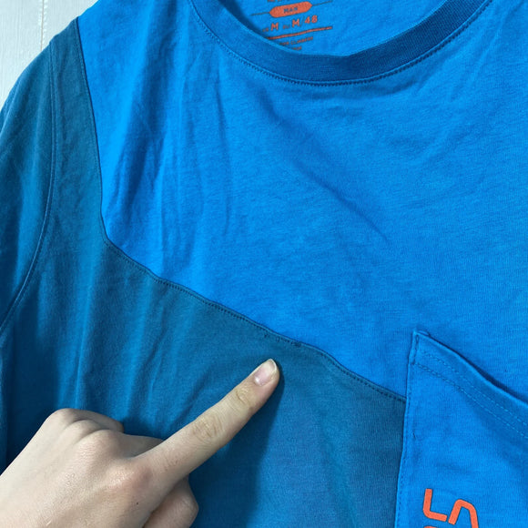 【Men's M ブルー系】 La Sportiva ( ラ・スポルティバ ) クリンティーク ティーシャツ Climbique T-Shirt オーガニックコットン ウェア トップス インナー シャツ ショートスリーブTシャツ クルーネック コットン z0005