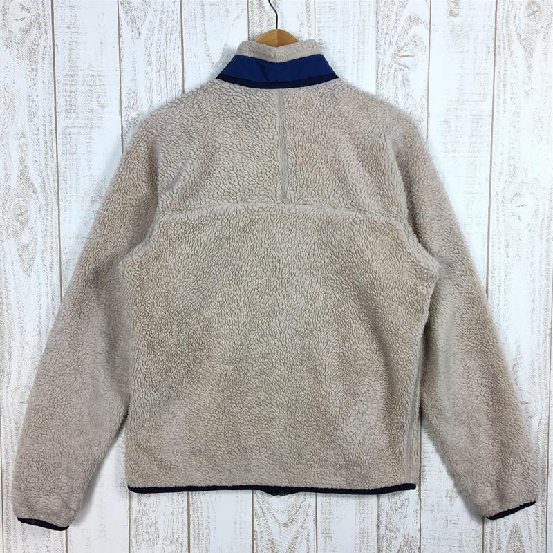 【Men's M アイボリー系】 Patagonia ( パタゴニア ) レトロ エックス ジャケット Retro-X Jacket セカンドモデル ナチュラル×ストームブルー アメリカ製 生産終了モデル 入手困難 23053 International Men's