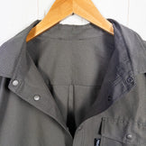 男式大号灰色 Ridge Mountain Gear 基本款长袖衬衫，涤纶，上衣，汗衫，合成纤维，z00052610