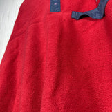 [Men's Large Red] 1992 Patagonia Synchilla Snap T-Neck Pullover in Burnt Chili/Charred Blue. Rare and hard to find.