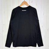 【Men's XS ブラック系】 Mammut ( マムート ) QD ロゴ プリント ロングスリーブ Tシャツ アジアンフィット QD Logo Print Longsleeve T-shirts AF 速乾 UVプロテクション UPF50+ ポリエステル ウェア