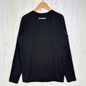 【Men's XS ブラック系】 Mammut ( マムート ) QD ロゴ プリント ロングスリーブ Tシャツ アジアンフィット QD Logo Print Longsleeve T-shirts AF 速乾 UVプロテクション UPF50+ ポリエステル ウェア
