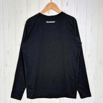 【Men's XS ブラック系】 Mammut ( マムート ) QD ロゴ プリント ロングスリーブ Tシャツ アジアンフィット QD Logo Print Longsleeve T-shirts AF 速乾 UVプロテクション UPF50+ ポリエステル ウェア - 0
