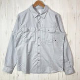 Mountain Hardwear Canyon Solid Long Sleeve Shirt, Men's Medium, Gray. Polyester. Perfect as a top or inner layer.