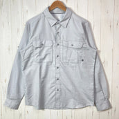 【Men's M グレー系】 Mountain Hardwear ( マウンテンハードウェア ) キャニオン ソリッド ロングスリーブ シャツ Canyon Solid Long Sleeve Shirt ポリエステル ウェア トップス インナー シャツ ロングス