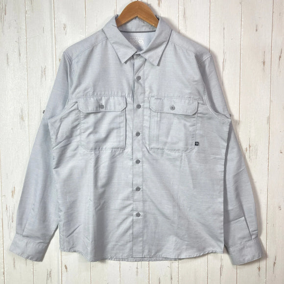 【Men's M グレー系】 Mountain Hardwear ( マウンテンハードウェア ) キャニオン ソリッド ロングスリーブ シャツ Canyon Solid Long Sleeve Shirt ポリエステル ウェア トップス インナー シャツ ロングス