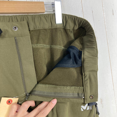【Men's L グリーン系】 Millet ( ミレー ) モンテローザ パンツ Monterosa Pants ナイロン ウェア ボトムス ロングパンツ ソフトシェル z00058969  ソフトシェル ロングパンツ ボトムス ウェア