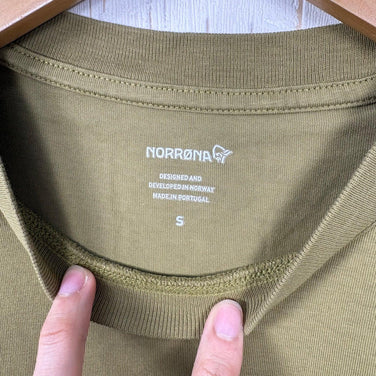 [Men's S Khaki Green] Norrona 29 Cotton Viking T-Shirt Men's /29 Cotton Viking T-Shirt M's 3417-21 OLIVE DRAB z00056067 OLIVE DRAB Cotton Sh
