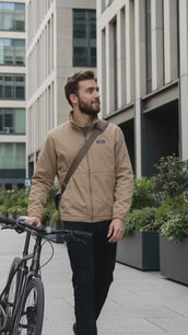 【Men's XS ベージュ系】 2025 Patagonia ( パタゴニア ) ノマダー ジャケット Nomader Jacket SLKH オーガニックコットン ウェア トップス アウター ジャケット コットン z00057297 SLKH コットン アウター