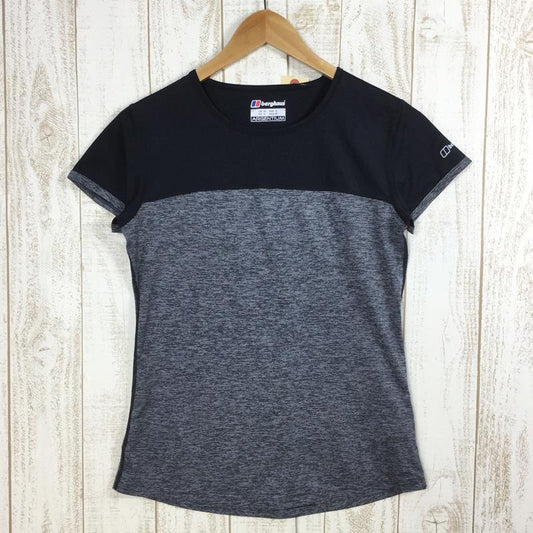 【女款10灰】Berghaus Voyager Tech Tee Base Crew短袖 Voyager Tech Tee Base Crew短袖T恤 22188 女式合成纤维短袖T恤