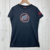 【Women's S ブラック系】 Mammut ( マムート ) QD ジプサム Tシャツ ウィメンズ QD Gypsum T-Shirts Women FIELDSENSOR 吸水速乾 ポリエステル ウェア トップス インナー シャツ ショートスリーブTシャツ クル