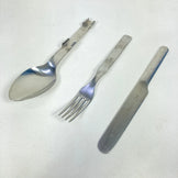 均码银色瑞典军用餐具套装（z00053044）