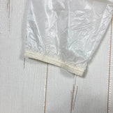 Mountain Hardwear Ghost Whisperer Hooded Jacket, Men's Size Small, White. Nylon outerwear, windshield, and top.