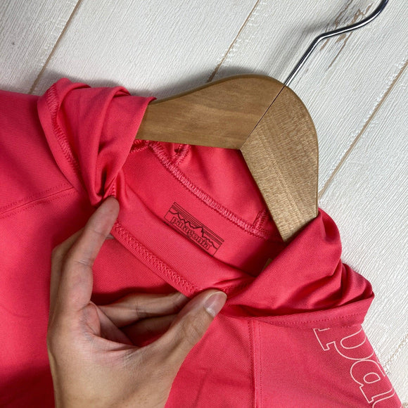 【Baby's 12-18M ピンク系】 2018 Patagonia ( パタゴニア ) キャプリーン シルクウェイト サン フーディ Capilene Silkweight Sun Hoody SRAP ポリエステル ウェア トップス インナー シャツ フーディ 化繊 z