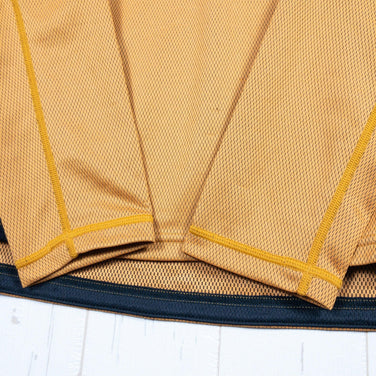 【Men's M オレンジ系】 Marmot ( マーモット ) ヒートナビ メッシュ ロングスリーブ ジップ ポリエステル ウェア トップス インナー シャツ ロングスリーブシャツ 化繊 z00052903  化繊 ロングスリーブシャツ インナー シャツ トップス