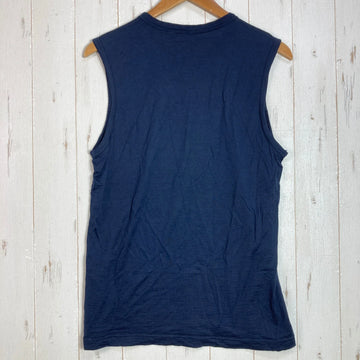 【Men's M ネイビー系】 Yamatomichi ( 山と道 ) 100 パーセント ライト メリノ スリーブレス 100% Light Merino Sleeveless メリノウール ウェア トップス インナー シャツ タンクトップ ノースリーブシャツ z