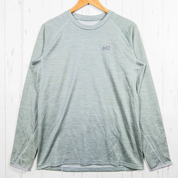 【Men's L グリーン系】 Millet ( ミレー ) キャスター ウール クルー ロングスリーブ CASTOR WOOL CREW LS ポリエステル ウェア トップス インナー シャツ ロングスリーブTシャツ クルーネック 化繊 z00052261 化繊 - 【公式】2ndGEAR（セカンドギア）Webショップ【登山用品・アウトドア用品専門 買取販売店】