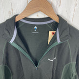 【Men's M グリーン系】 Montbell ( モンベル ) メリノウールプラス アクション ジップネック Merino Wool Plus Action Zip Neck メリノウール ウェア トップス インナー シャツ ロングスリーブシャツ 化繊 z000