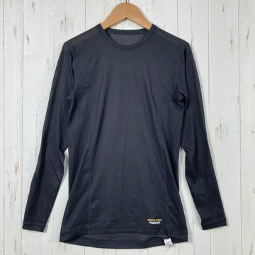 【Men's S ブラック系】 Finetrack ( ファイントラック ) ドライレイヤー ベーシックロングスリーブ ポリエステル ウェア トップス インナー シャツ ロングスリーブTシャツ クルーネック 化繊 z00057558  化繊 ロングスリーブTシャツ