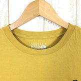 【Men's S イエロー系】 Mountain Hardwear ( マウンテンハードウェア ) Mhw バックロゴ ショートスリーブ Tシャツ Mhw Back Logo Short Sleeve T-Shirt OM9738 Men's コットン ショートス - 【公式】2ndGEAR（セカンドギア）Webショップ【登山用品・アウトドア用品専門 買取販売店】