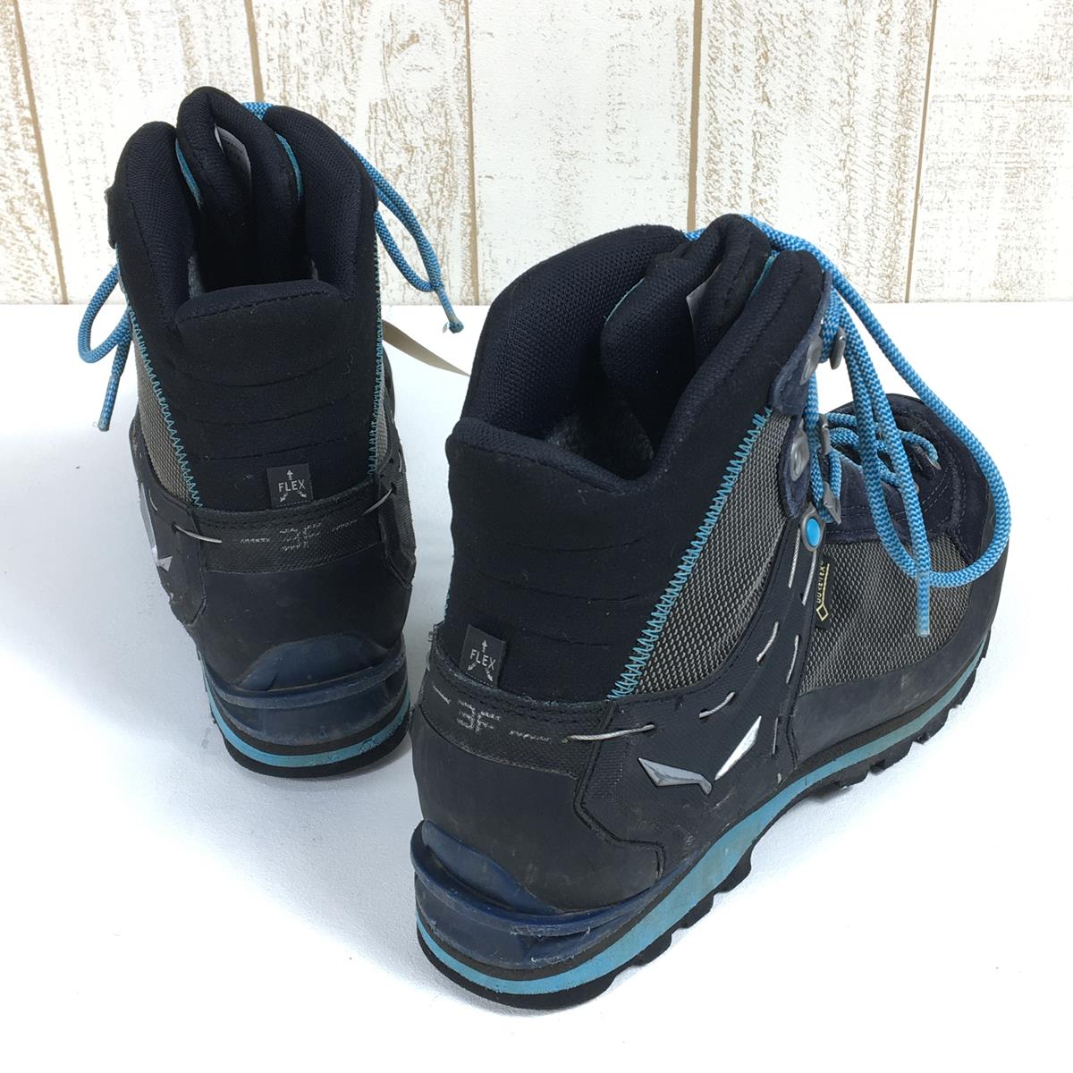 [女式 24.5 厘米海军蓝] Salewa 女式 Crow Gore-Tex Ws Crow Gtx 徒步鞋轻型高山靴 61329 女式 3985 高级海军蓝/永恒蓝 Alpa