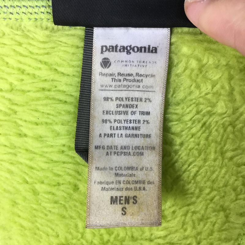 [Men's S Green] Patagonia R3 Hi-Loft Jacket Polartec Thermal Pro Discontinued Model 25700 International Men's LML Lemon Lime