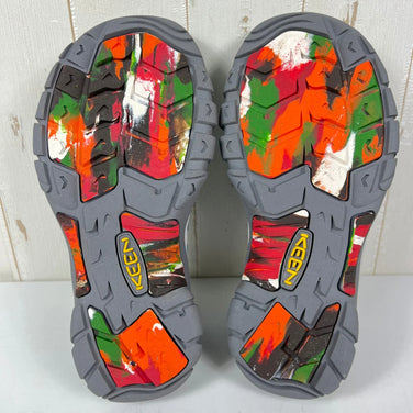 Keen NEW PORT RETRO x FUJI ROCK FESTIVAL 2023 联名凉鞋，尺码 27.0cm，蓝色，货号 1028138，Multi/Surf，THE WEB，货号 z00055281，Multi/Surf