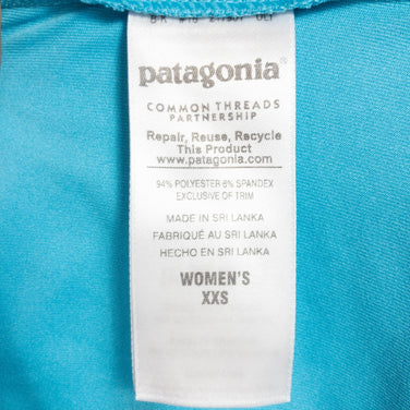 【Women's XXS ブルー系】 2015 Patagonia ( パタゴニア ) キャプリーン デイリー Tシャツ Capilene Daily T-Shirt ULT ポリエステル ウェア トップス インナー シャツ ショートスリーブTシャツ クルーネック 化繊 - 【公式】2ndGEAR（セカンドギア）Webショップ【登山用品・アウトドア用品専門 買取販売店】